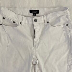 Banana Republic Sixe 10 White Womens Jeans EUC